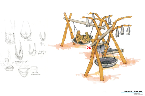 Fledermausschaukel in Australien als Entwurf