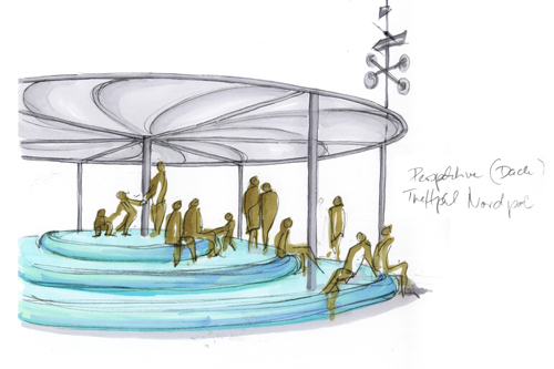 Forscherstation am Nordpol