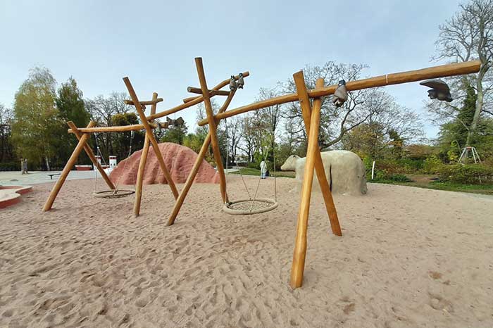 Fledermausschaukel fertig gebaut