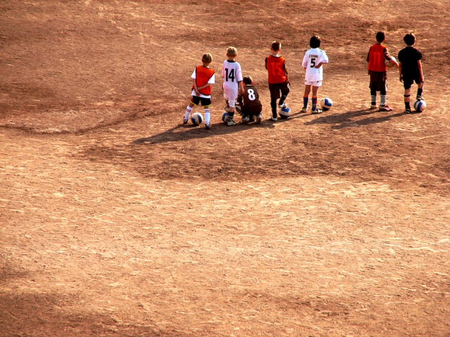 Süd Amerika Fussballfeld